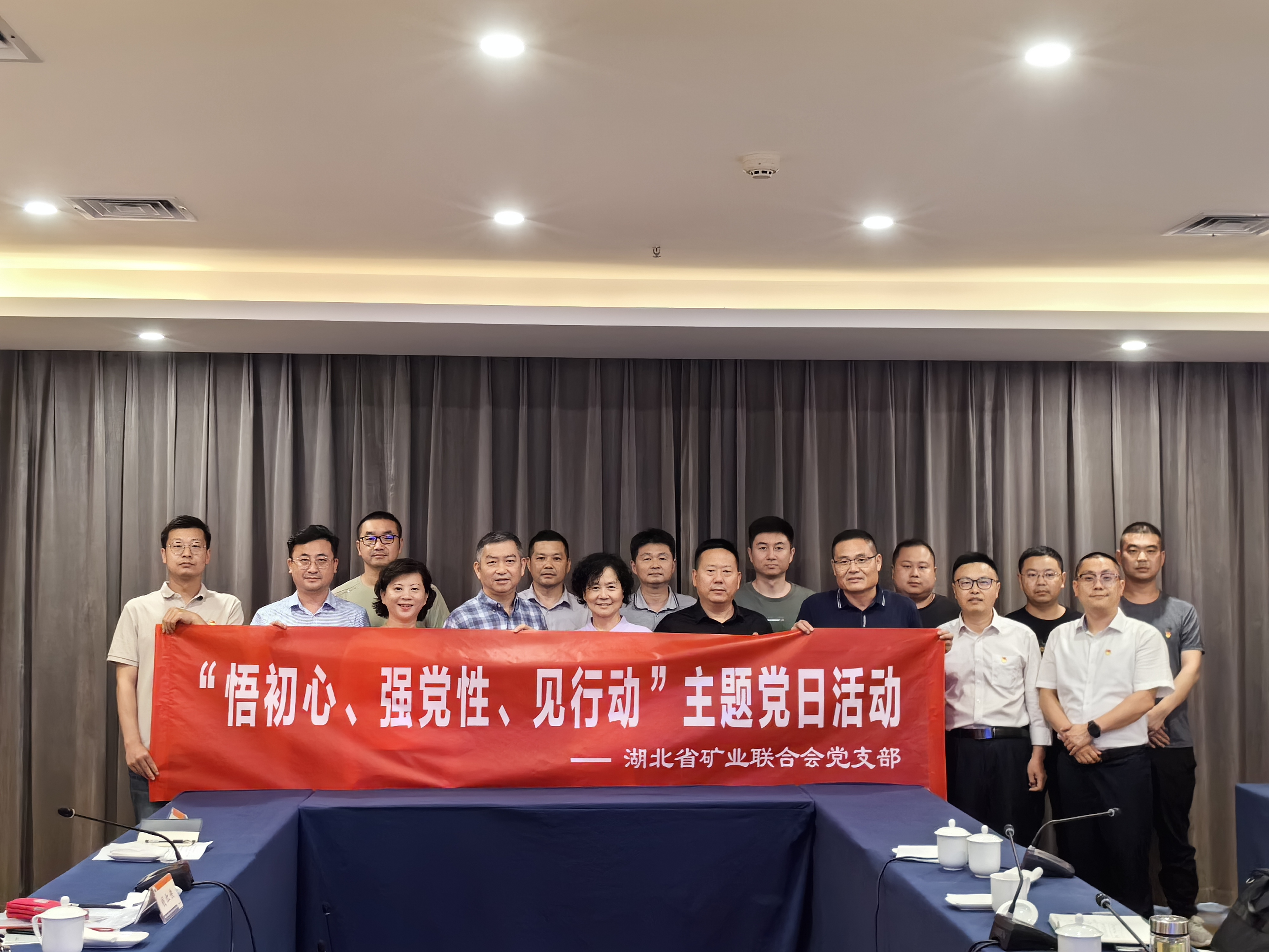 湖北省礦業(yè)聯(lián)合會(huì)黨支部開展 “悟初心、強(qiáng)黨性、見行動(dòng)”主題黨日活動(dòng)